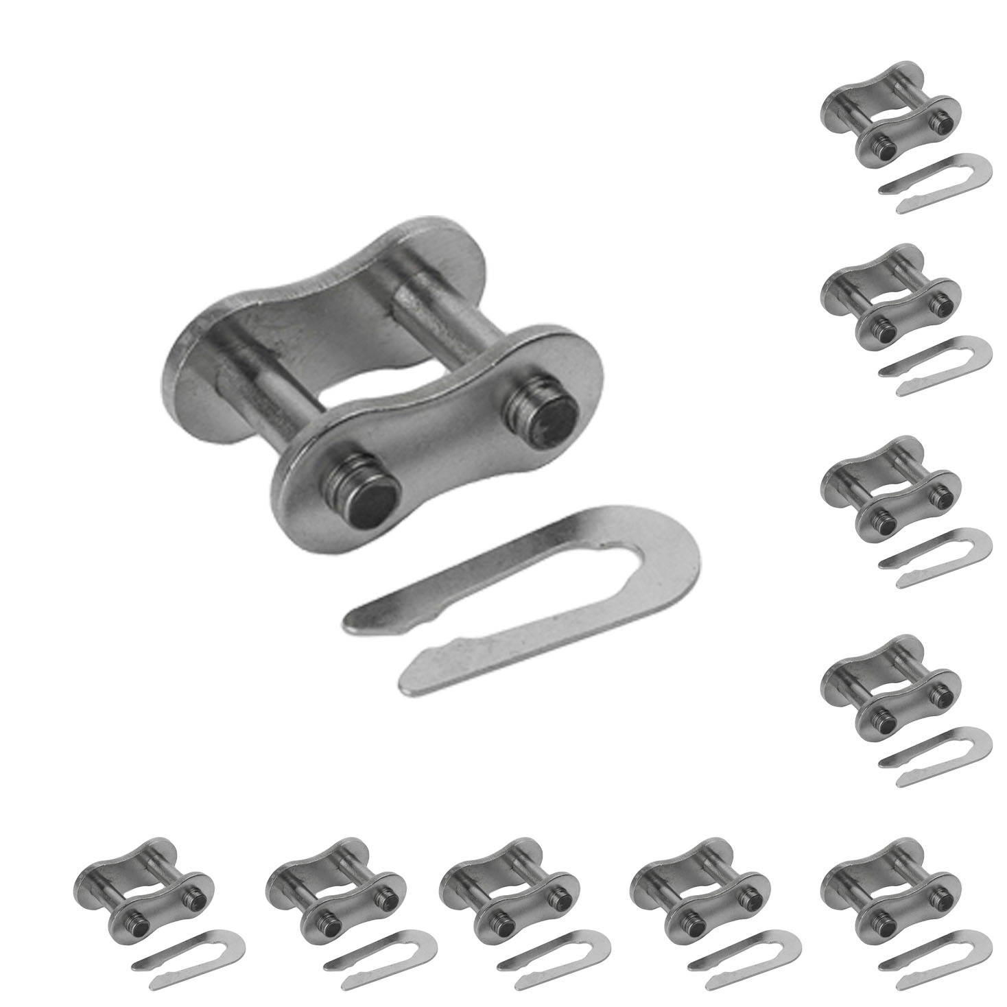 10PCS 40NP Nickel Plated Connecting Link Roller Chain Master Link ANSI Standard 799789043468 eBay